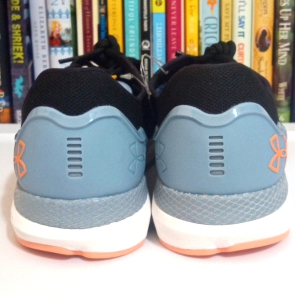 UNDER ARMOUR BLACK BLUE GRANITE HOVR SONIC 6 SNEAKERS SIZE 12 NWT - Picture 2 of 9